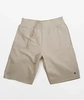 Champion Pebble stone Tan Cut Off Sweat Shorts