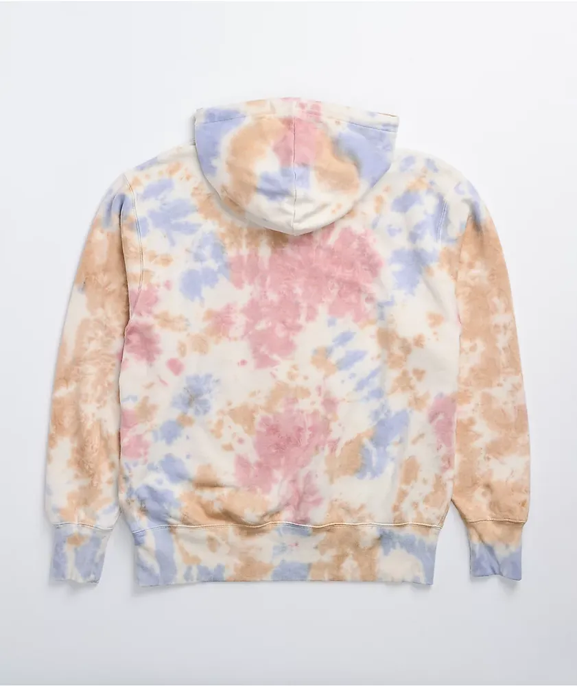 Champion Pink, Blue & Orange Sun Wash Hoodie