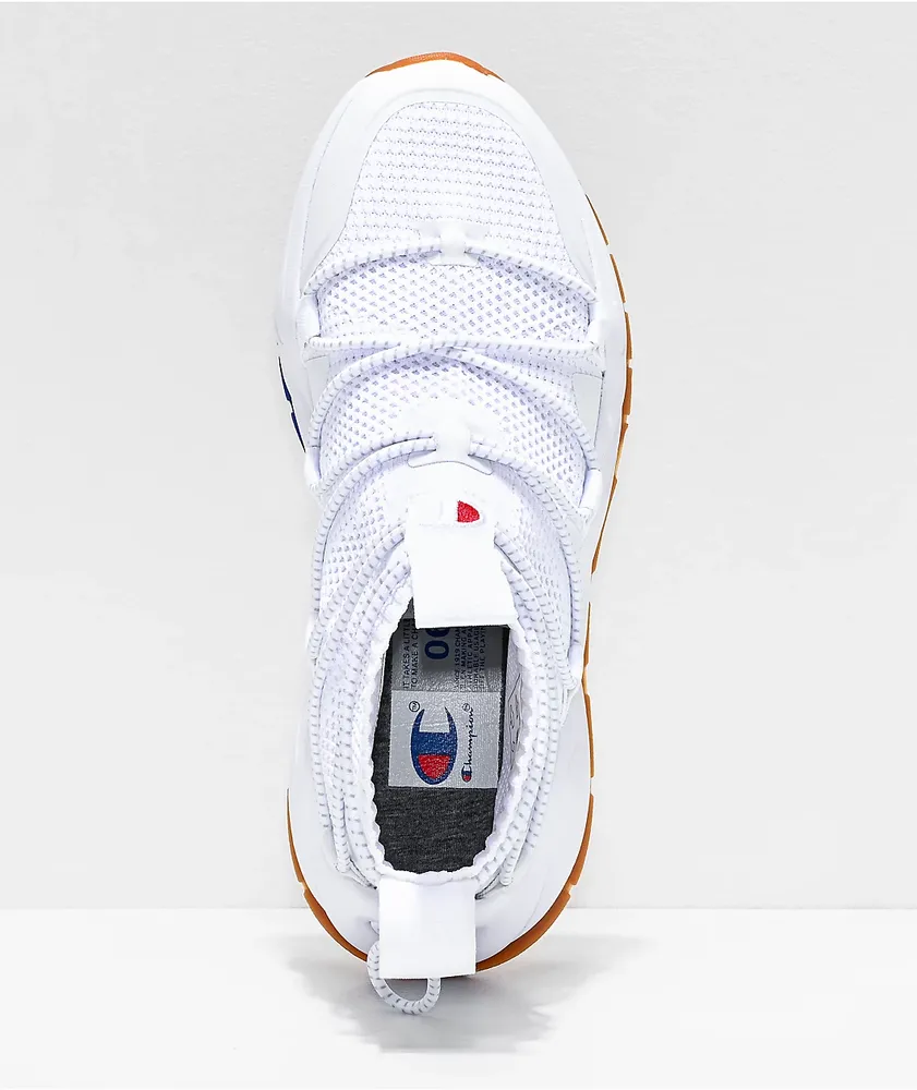 Champion Rally Flux White Shoes