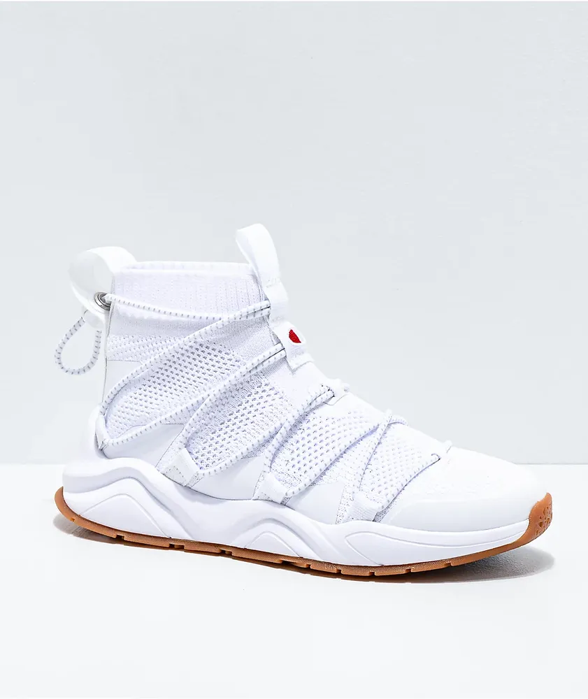 Champion Rally Flux White Shoes