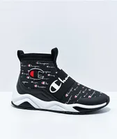 Champion Rally Script Black & White Shoes