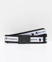 Champion Red, White & Black Web Belt