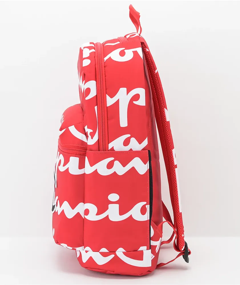 Champion Red Supercize All Over Print Backpack