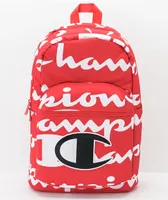 Champion Red Supercize All Over Print Backpack