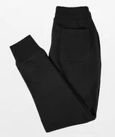 Champion Reverse Weave Black Jogger Sweatpants