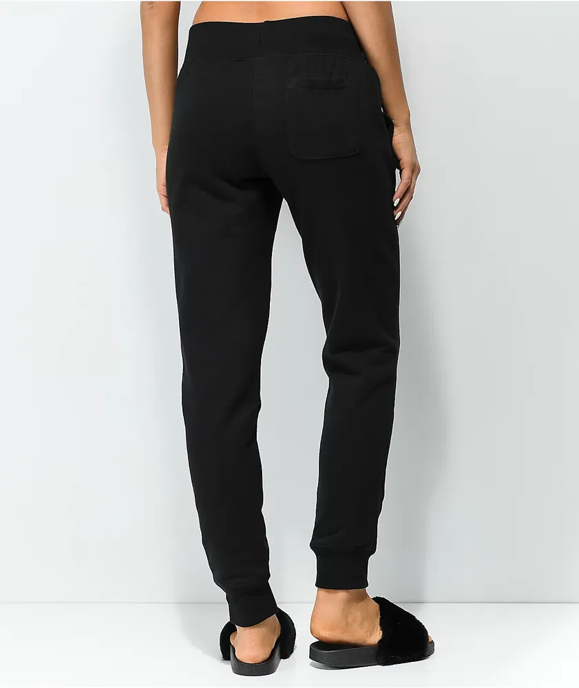 Champion Reverse Weave Black Sweatpants