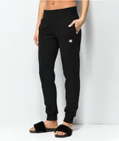 Champion Reverse Weave Black Sweatpants