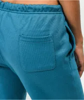 Champion Reverse Weave Boyfriend Fit Teal Sweatpants