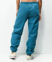 Champion Reverse Weave Boyfriend Fit Teal Sweatpants