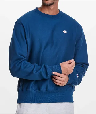 Champion Reverse Weave Jetson Blue Crewneck Sweatshirt