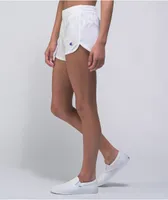 America Side Slit Woven Shorts