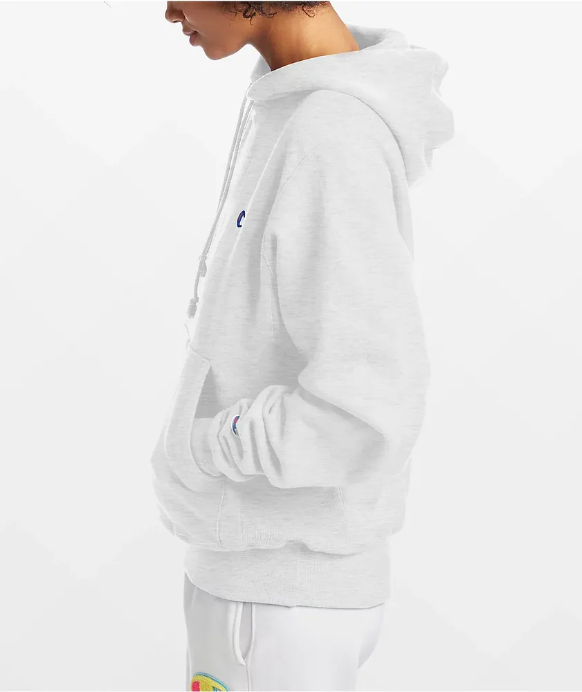 Champion Reverse Weave Silver Grey Hoodie