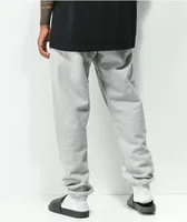 Champion Reverse Weave Small C Grey Sweatpants