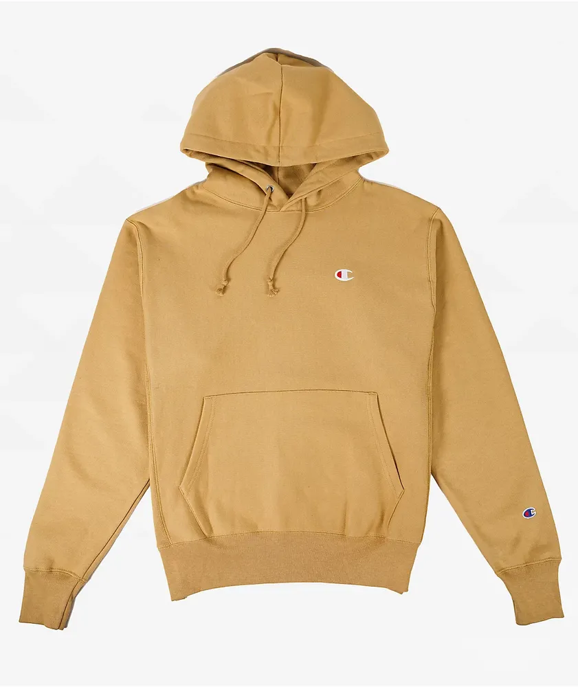 Champion Reverse Weave Small C Sand Hoodie