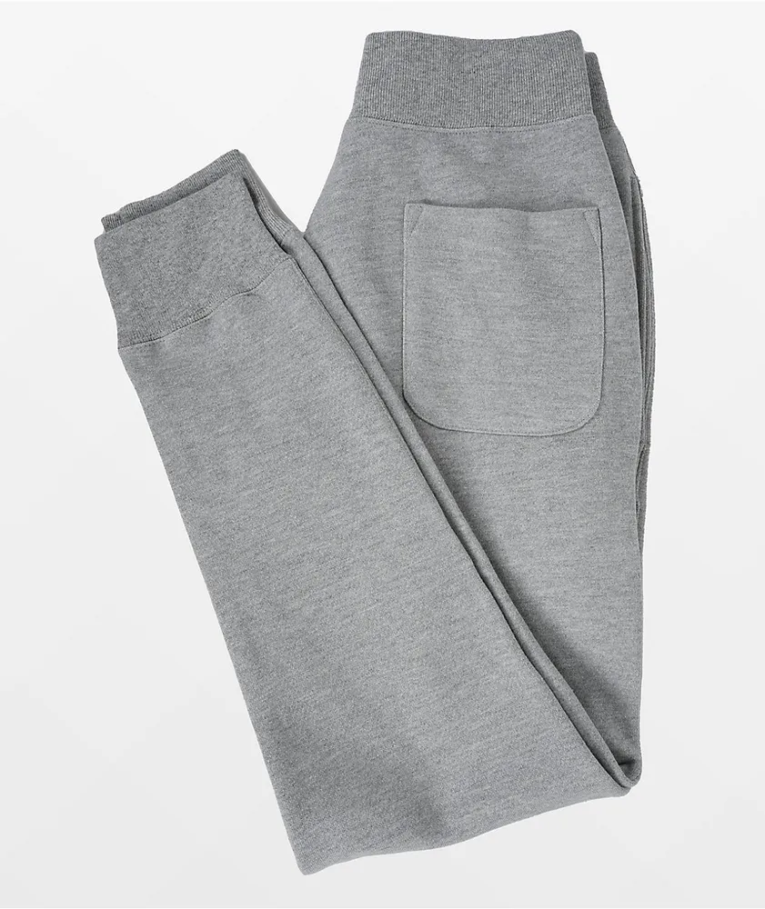 Champion Reverse Weave Small Logo Grey Sweatpants