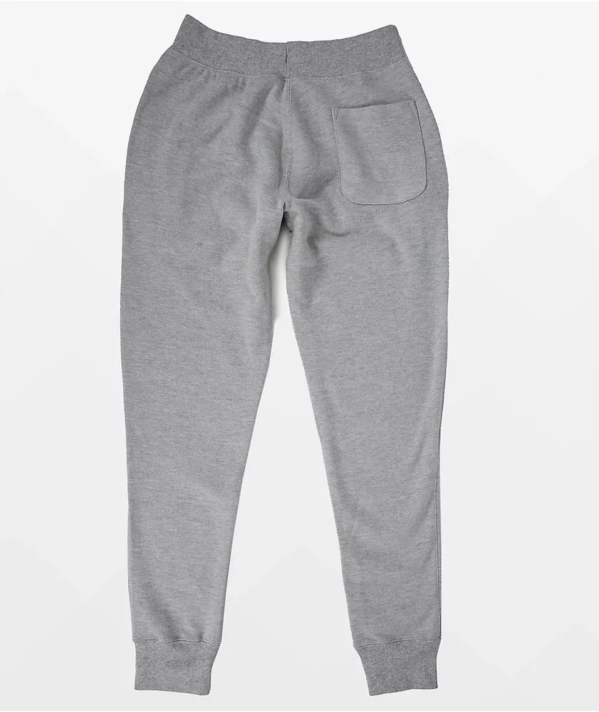 Champion Reverse Weave Small Logo Grey Sweatpants