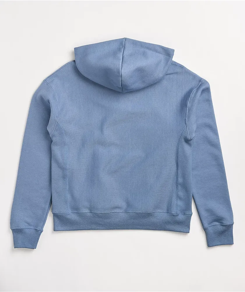 Champion Reverse Weave Wildflower Blue Hoodie