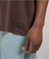 Champion Riggins Drop Shoulder Warm Chocolate Brown Wash T-Shirt