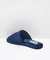 Champion Sleepover Navy Velvet Slippers