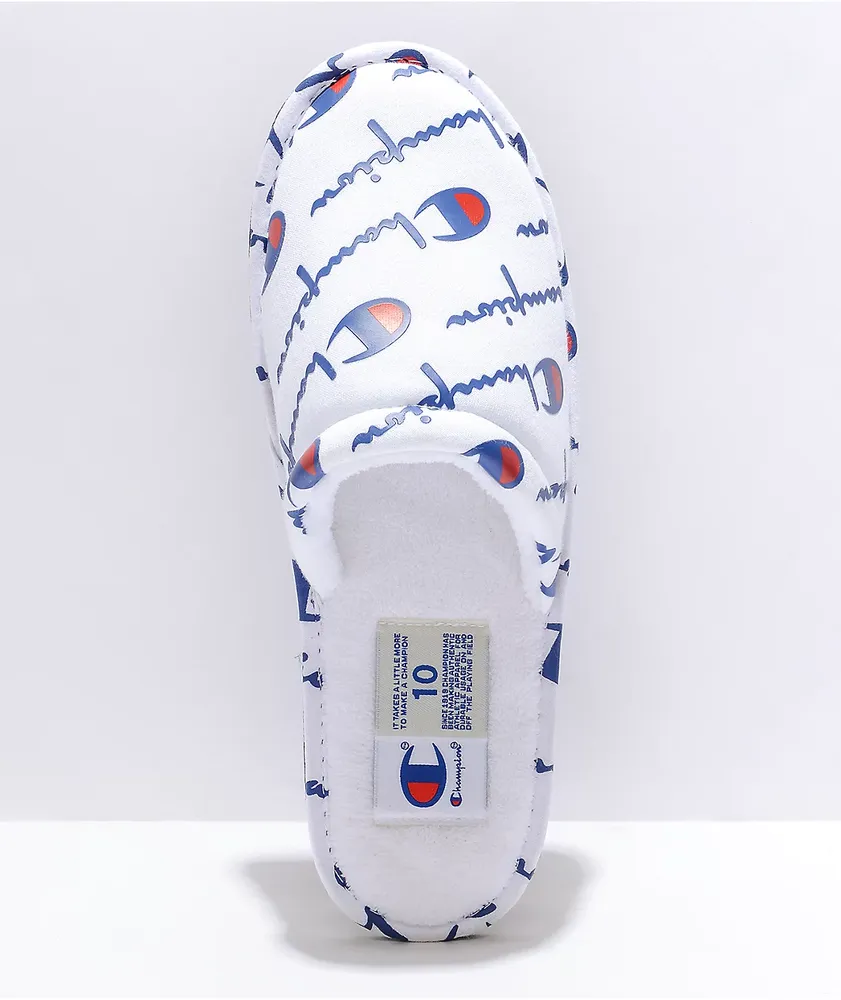 Champion Sleepover Script White Slippers