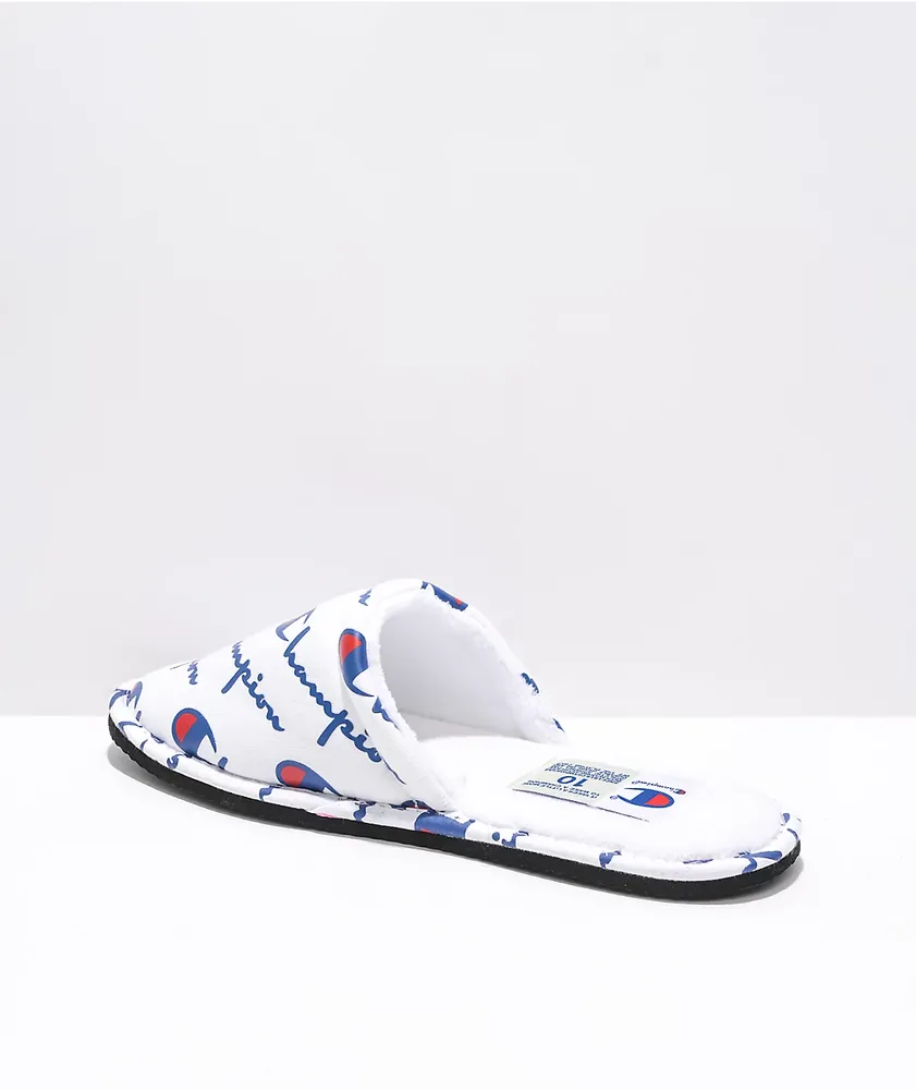 Champion Sleepover Script White Slippers