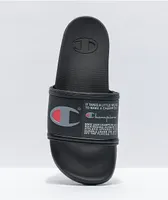 Champion Squish Black & Concrete Slide Sandals