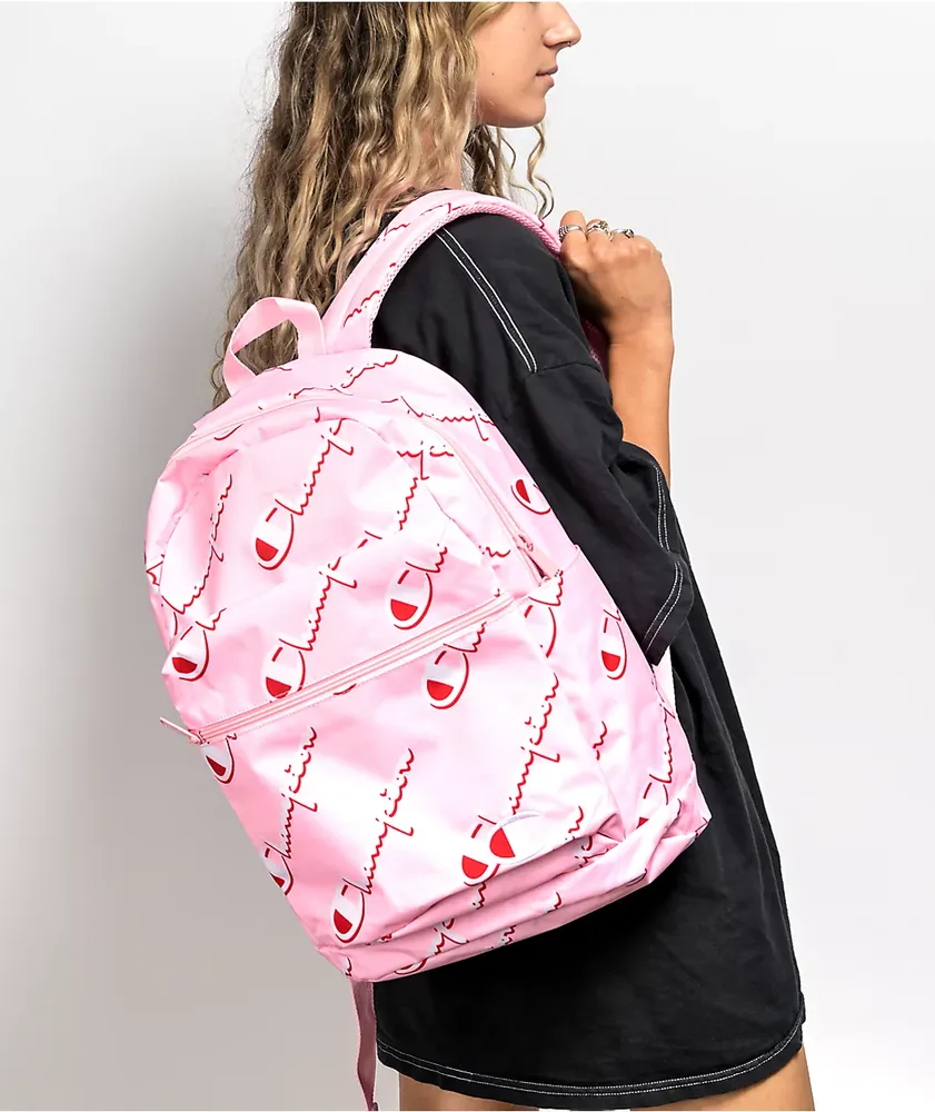 Champion Supercize Allover Repeat Pink Backpack