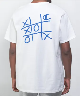 Champion Tic Tac Toe Graphics White T-Shirt