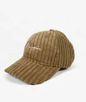 Champion Whole Wheat Brown Corduroy Strapback Hat