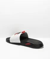 Champion XG Tech Black, White & Scarlet Red Slide Sandals