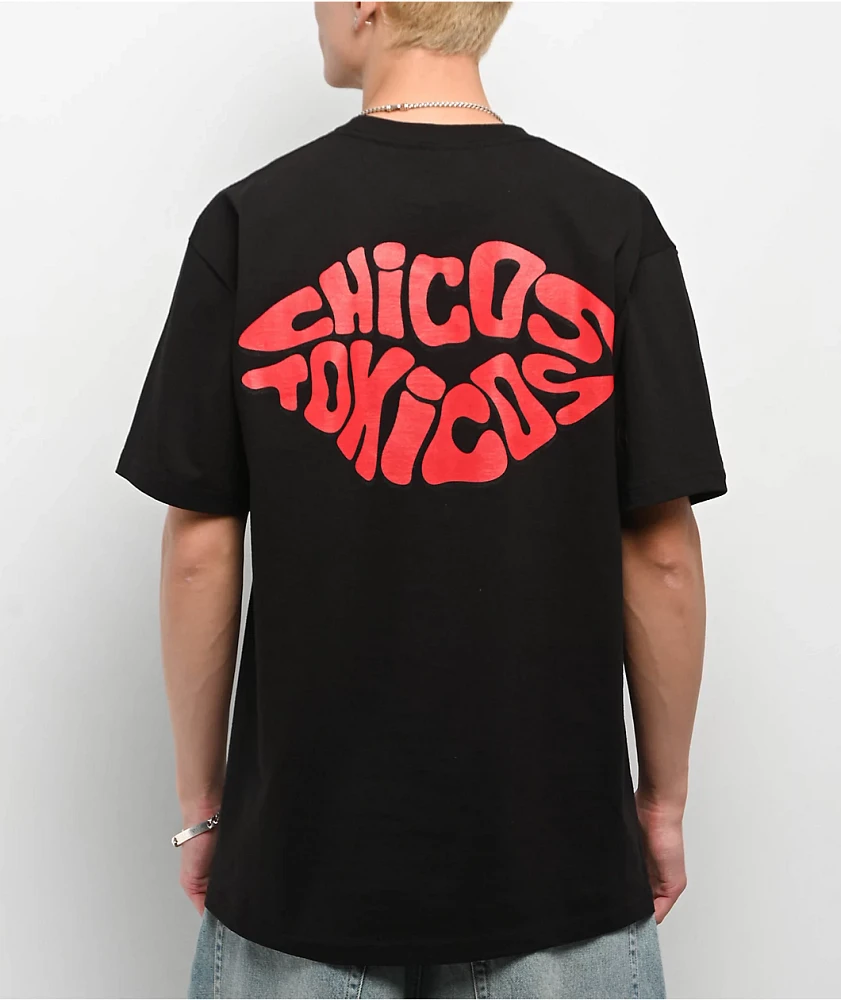 Chicos Toxicos I Love Toxico Black T-Shirt