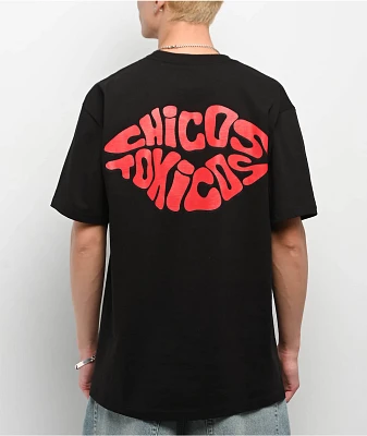 Chicos Toxicos I Love Toxico Black T-Shirt