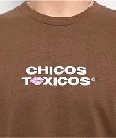Chicos Toxicos In Toxicas We Trust Brown T-Shirt