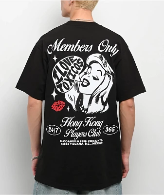 Chicos Toxicos Members Only Black T-Shirt