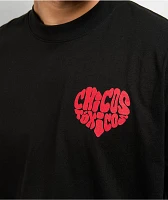 Chicos Toxicos Toxicas Have My Heart Black T-Shirt