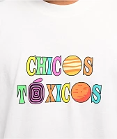 Chicos Toxicos Wish You Were My Toxica White T-Shirt