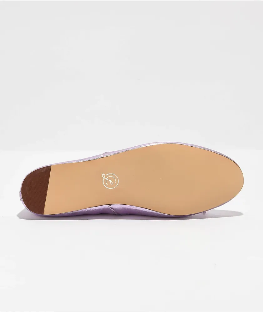 Chinese Laundry Audrey Lilac Metallic Ballet Flats