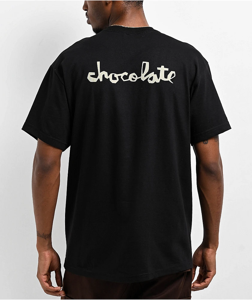 Chocolate Reflective Chunk Black T-Shirt