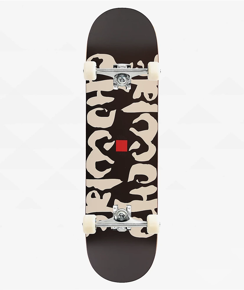 Chocolate Roberts Ink Blot 8.25" Skateboard Complete