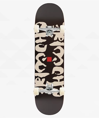 Chocolate Roberts Ink Blot 8.25" Skateboard Complete