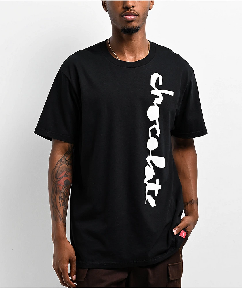 Chocolate Stencil Black T-Shirt