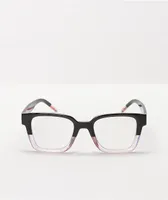 Chunky Black & Pink Blue Light Glasses