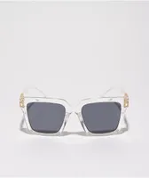 Chunky Lux Clear Square Sunglasses