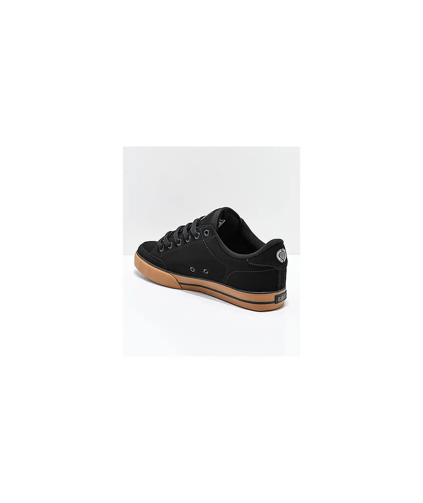 Circa Lopez 50 Black & Gum Skate Shoes