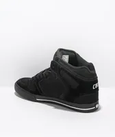 Circa Lopez 99 Black Hi-Top Suede Skate Shoes
