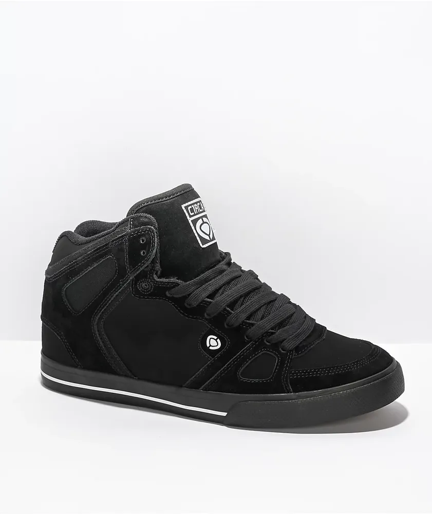Men Circa Skate Shoes 99Vulc Hi Top Suede 8113-119 Black Gum 100% Original  New