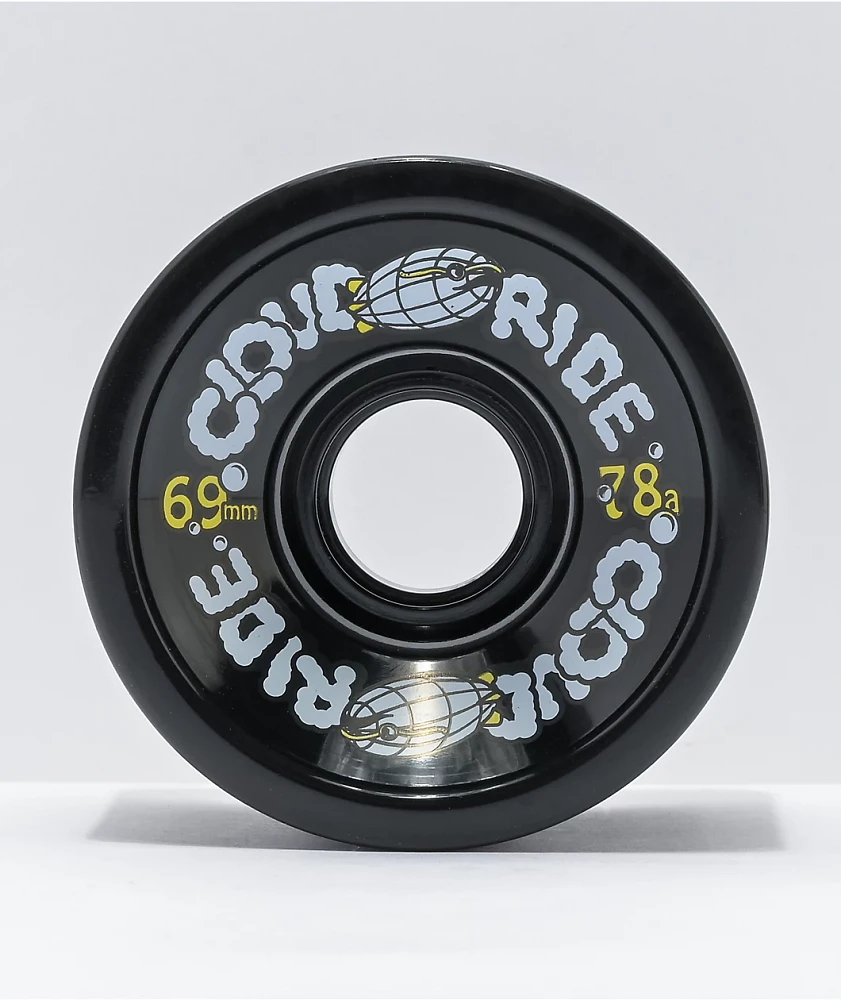 Cloud Ride 69mm 78a Black Cruiser Wheels