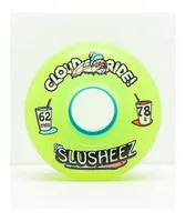 Cloud Ride Slusheez Lime 62mm 78a Cruiser Wheels