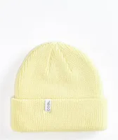 Coal Frena Low Butter Yellow Beanie