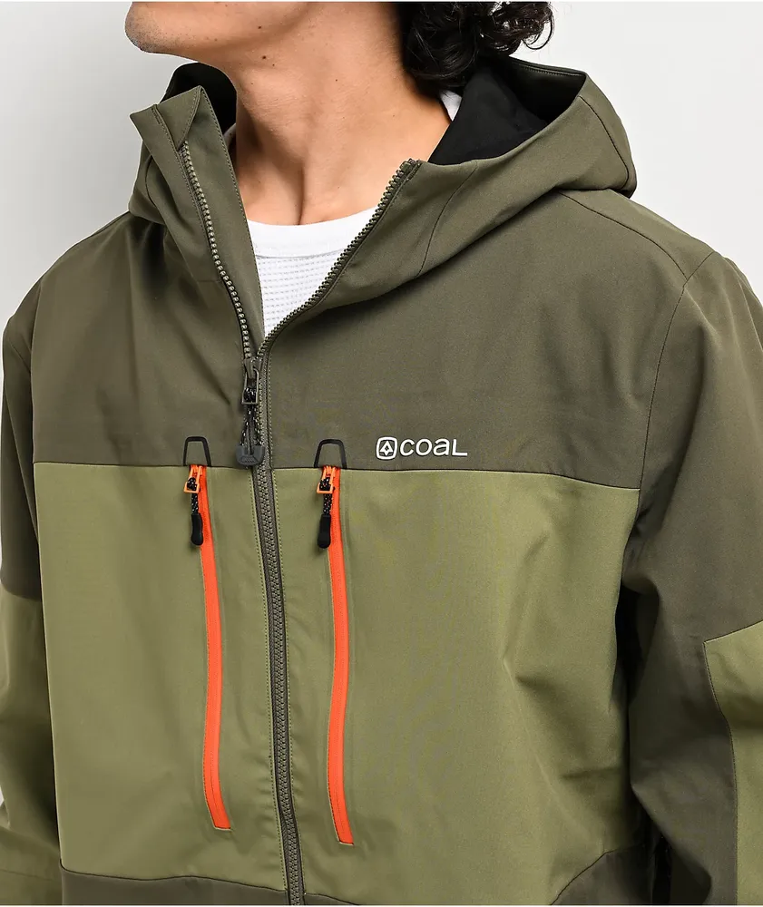 Coal Heron Green 20K Snowboarding Jacket